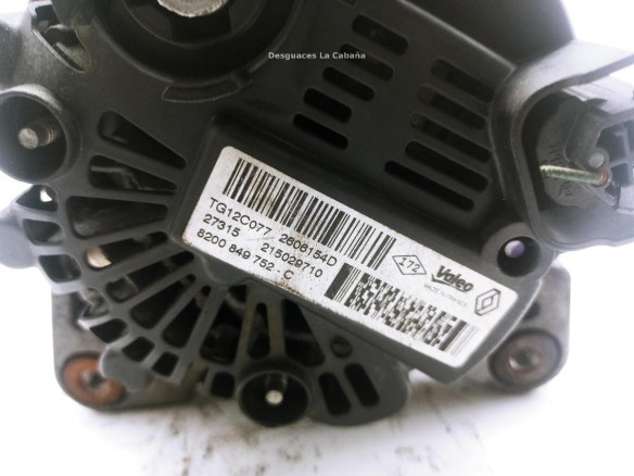 8200849752C ALTERNADOR RENAULT MEGANE III Fastback (BZ0_)|Desguaces La Cabaña
