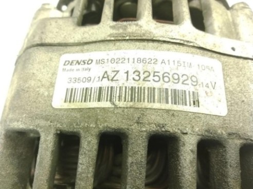 13256929 ALTERNADOR OPEL MERIVA A Limusina (X03)|Desguaces La Cabaña