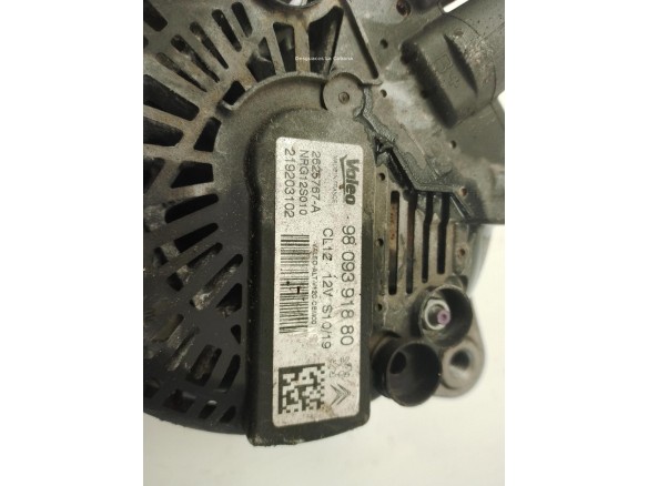 9609391880 ALTERNADOR CITROEN C4 CACTUS|Desguaces La Cabaña