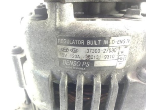 3730027030 ALTERNADOR KIA CERATO Fastback (LD)|Desguaces La Cabaña