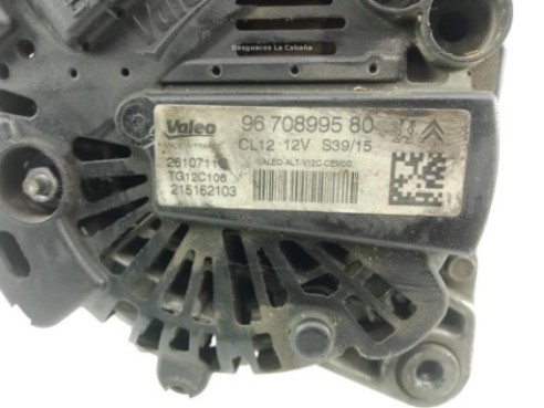 9670899580 ALTERNADOR PEUGEOT 208|Desguaces La Cabaña