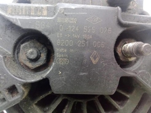 8200251006 ALTERNADOR OPEL MOVANO Furgón (X70)|Desguaces La Cabaña