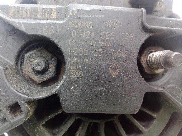 8200251006 ALTERNADOR OPEL MOVANO Furgón (X70)|Desguaces La Cabaña