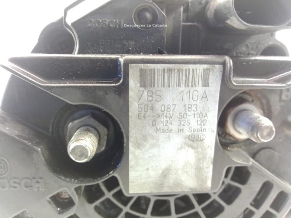 504087183 ALTERNADOR FIAT DUCATO Caja/Chasis (250_, 290_)|Desguaces La Cabaña