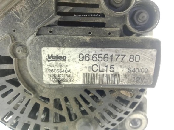 9665617780 ALTERNADOR PEUGEOT 308 (4A_, 4C_)|Desguaces La Cabaña