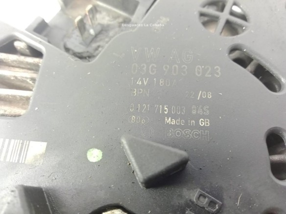 03G903023 ALTERNADOR VW PASSAT (3C2)|Desguaces La Cabaña