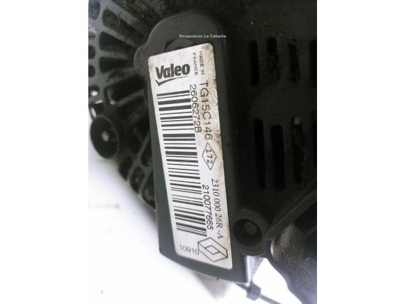2606272B ALTERNADOR RENAULT MEGANE III Fastback (BZ0_)|Desguaces La Cabaña