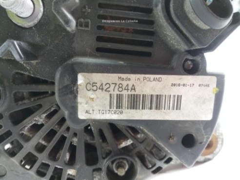 C542784A ALTERNADOR AUDI A6 (4F2, C6)|Desguaces La Cabaña