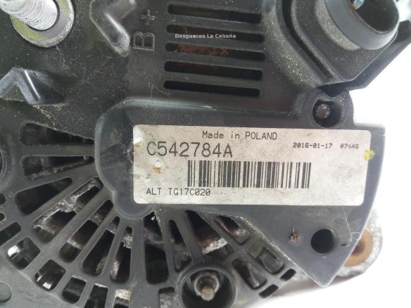 C542784A ALTERNADOR AUDI A6 (4F2, C6)|Desguaces La Cabaña