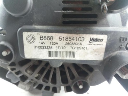 51854103 ALTERNADOR FIAT PUNTO (199_)|Desguaces La Cabaña