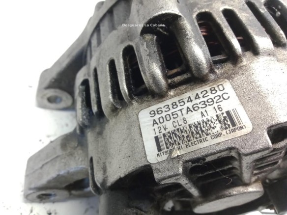 9638544280 ALTERNADOR PEUGEOT 307 (3A/C)|Desguaces La Cabaña