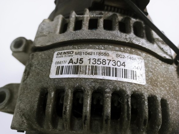 13587304 ALTERNADOR OPEL INSIGNIA B Grand Sport (Z18)|Desguaces La Cabaña