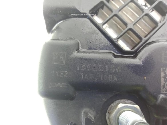 13500186BS, ALTERNADOR OPEL ASTRA J (P10)|Desguaces La Cabaña