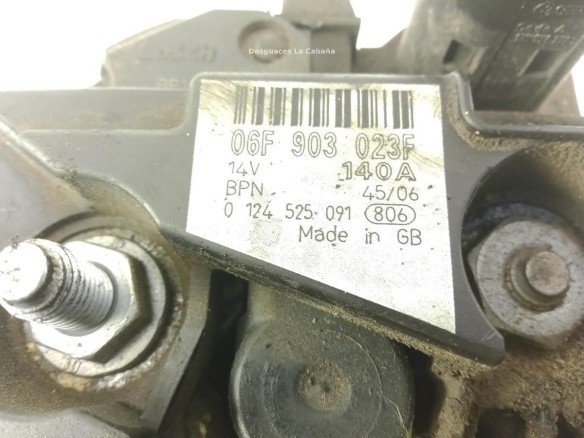06F903023F ALTERNADOR MITSUBISHI OUTLANDER II (CW_W)|Desguaces La Cabaña