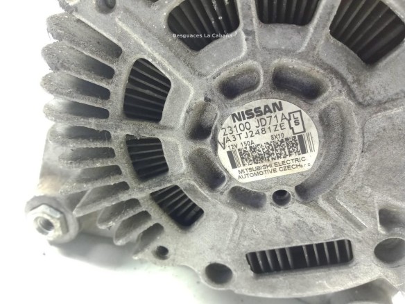 23100JD71A ALTERNADOR NISSAN QASHQAI / QASHQAI +2 I (J10, JJ10)|Desguaces La Cabaña