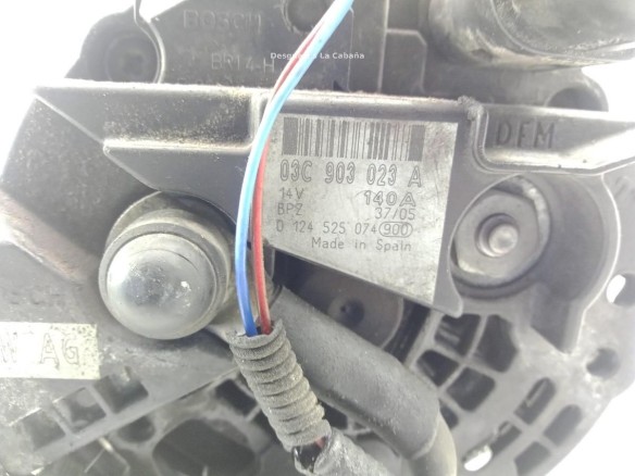 03C903023A ALTERNADOR VW PASSAT (3C2)|Desguaces La Cabaña