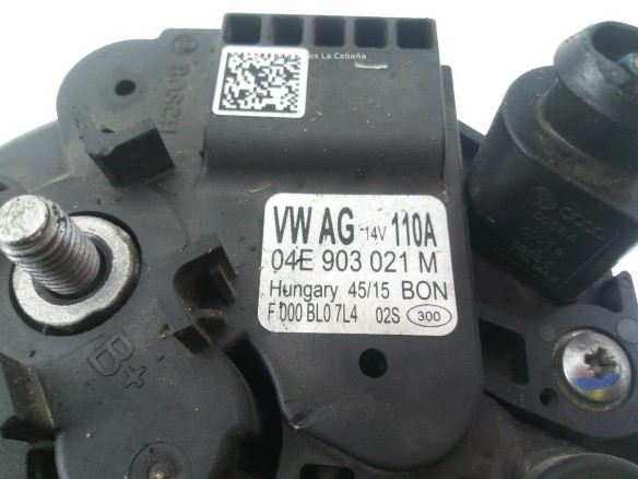 04E903021M ALTERNADOR SEAT LEON ST (5F8)|Desguaces La Cabaña