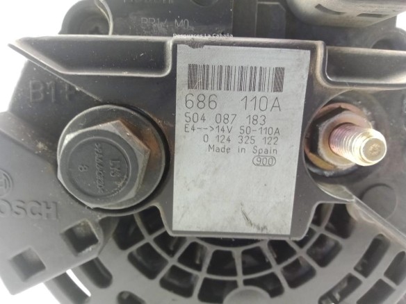 504087183 ALTERNADOR IVECO DAILY IV Furgón/ranchera familiar|Desguaces La Cabaña