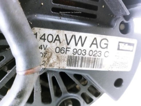 06F903023F ALTERNADOR VW GOLF V (1K1)|Desguaces La Cabaña