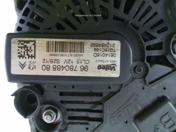 9678048880 ALTERNADOR CITROEN C4 Picasso I Limusina (UD_)|Desguaces La Cabaña