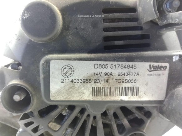 51784845 ALTERNADOR FIAT PUNTO (199_)|Desguaces La Cabaña