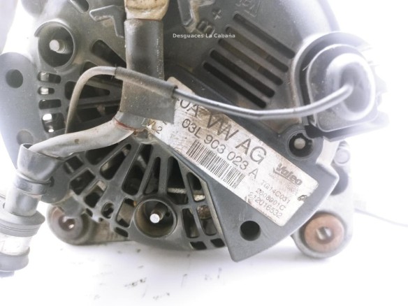 03L903023A ALTERNADOR AUDI A3 Sportback (8PA)|Desguaces La Cabaña