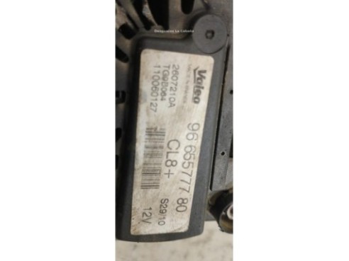 9665577780 ALTERNADOR PEUGEOT 206+ (T3E)|Desguaces La Cabaña