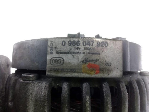 0986047920 ALTERNADOR FORD TRANSIT Furgón (FA_ _)|Desguaces La Cabaña