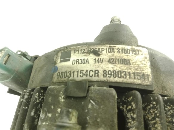 98031154CR ALTERNADOR OPEL ZAFIRA B (A05)|Desguaces La Cabaña