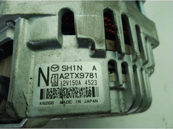 A2TX9781 ALTERNADOR MAZDA 6 Sedán (GJ, GL)|Desguaces La Cabaña