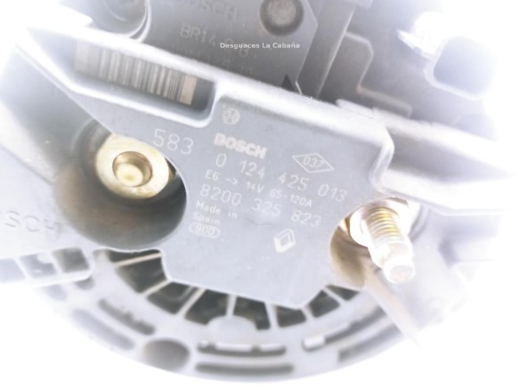 0124425013, 8200325823 ALTERNADOR RENAULT MODUS / GRAND MODUS (F/JP0_)|Desguaces La Cabaña