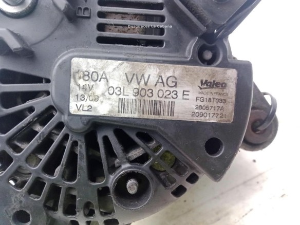 03L903023E ALTERNADOR VW PASSAT (3C2)|Desguaces La Cabaña