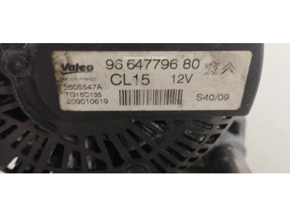 9664779680 ALTERNADOR PEUGEOT 5008|Desguaces La Cabaña