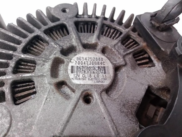  9654752880 A004TJ0084C ALTERNADOR CITROEN C4 Picasso I Limusina (UD_)|Desguaces La Cabaña