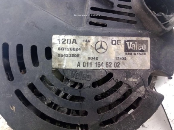2542320E ALTERNADOR MERCEDES BENZ CLASE E (W211)|Desguaces La Cabaña