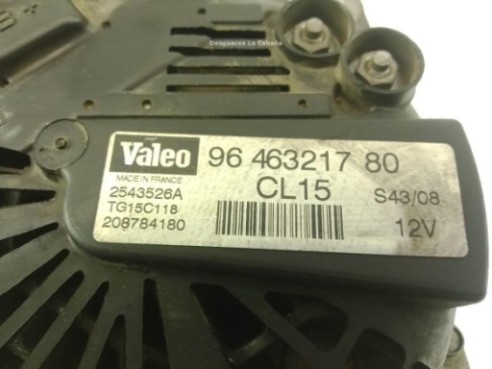 9646321780 ALTERNADOR CITROEN C4 Grand Picasso I (UA_)|Desguaces La Cabaña