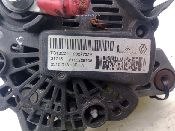 231001318A ALTERNADOR RENAULT CAPTUR (J5_, H5_)|Desguaces La Cabaña