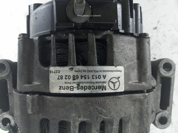 A0131546802, ALTERNADOR MERCEDES BENZ CLASE E (W212)|Desguaces La Cabaña