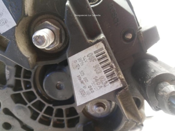0124525092 ALTERNADOR AUDI A4 B7 Descapotable (8HE)|Desguaces La Cabaña