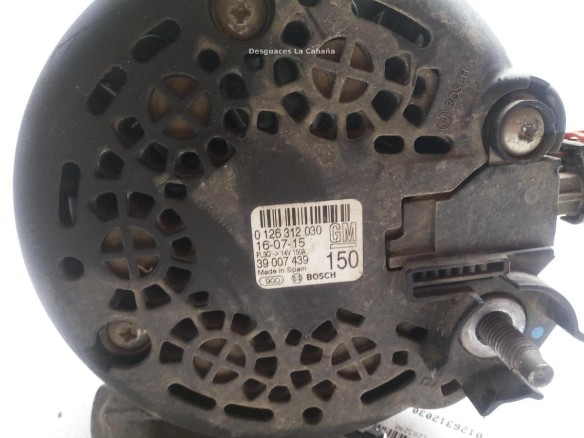 0126312030 ALTERNADOR OPEL CORSA E (X15)|Desguaces La Cabaña