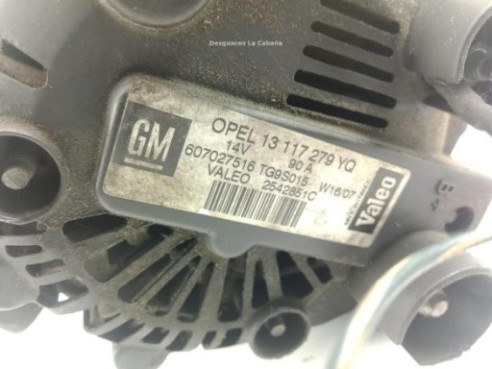 13117279YQ ALTERNADOR OPEL COMBO Furgón/ranchera familiar|Desguaces La Cabaña