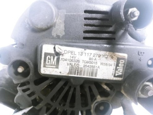 2542851A ALTERNADOR OPEL CORSA C (X01)|Desguaces La Cabaña