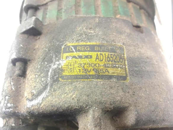 3730042502 ALTERNADOR HYUNDAI GALLOPER II (JK-01)|Desguaces La Cabaña