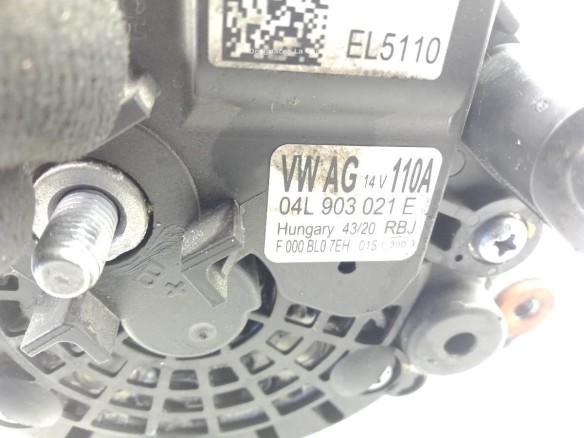 04L903021E ALTERNADOR SEAT IBIZA V (KJ1)|Desguaces La Cabaña