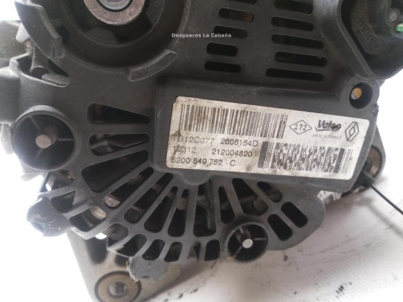 2606154D TG12C077 ALTERNADOR RENAULT MEGANE III Coupé (DZ0/1_)|Desguaces La Cabaña