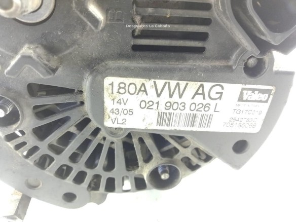 021903026L ALTERNADOR VW PASSAT (3C2)|Desguaces La Cabaña