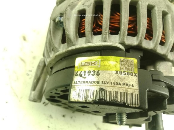 441936 ALTERNADOR AUDI A4 Avant (8K5, B8)|Desguaces La Cabaña