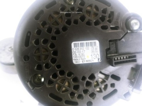 126312102 ALTERNADOR OPEL ASTRA K (B16)|Desguaces La Cabaña