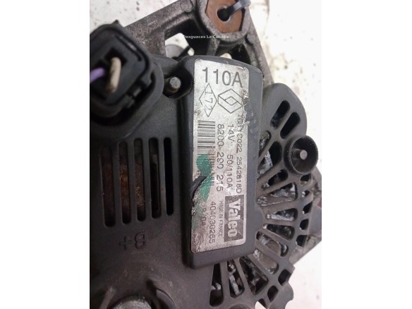 8200290215 ALTERNADOR PEUGEOT PARTNER ORIGIN Combispace (5F)|Desguaces La Cabaña