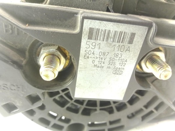 504087183 ALTERNADOR IVECO DAILY IV Furgón/ranchera familiar|Desguaces La Cabaña